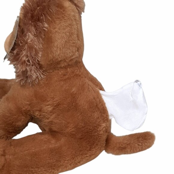 The Bear Factory Lion Gold Sparkle Eyes Plush Stuffed Toy 11" - Picture 6 of 8